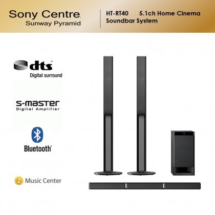 Sony HT-RT40 Dolby Bluetooth 5.1 Soundbar 600W